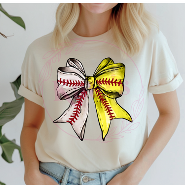 Basball/Softball Bow Shirt